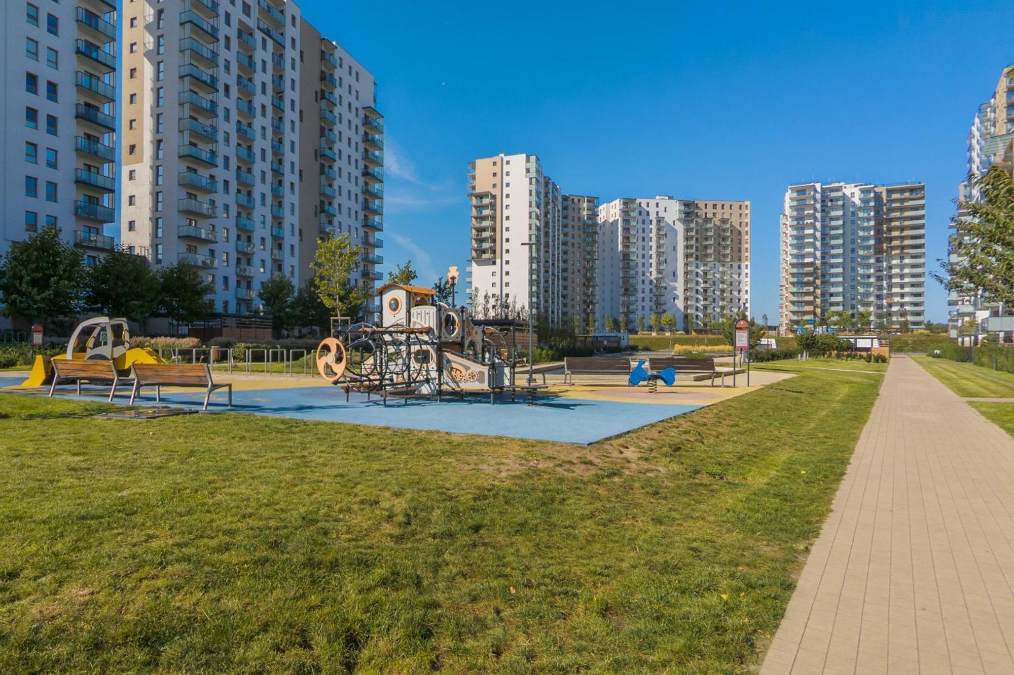 Starowiejska Apartment With Balcony Next To Arena Gdansk Stadium By Noclegi Renters Екстер'єр фото
