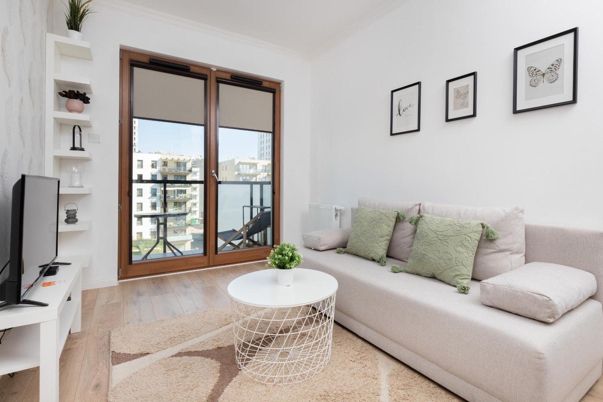 Starowiejska Apartment With Balcony Next To Arena Gdansk Stadium By Noclegi Renters Екстер'єр фото